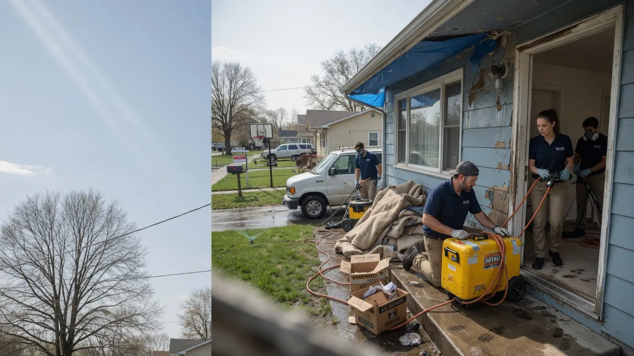Basement Flood Cleanup in Bennington, IN near me